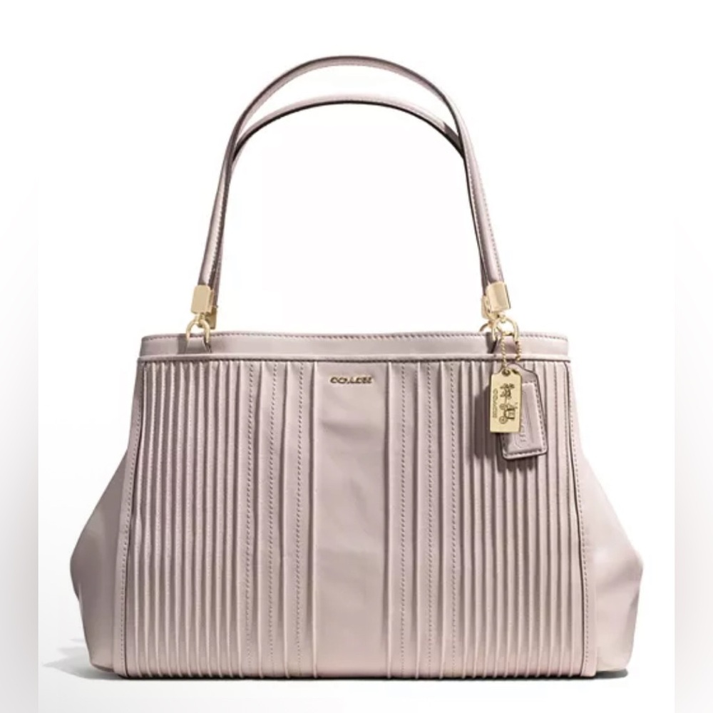 Coach Madison, Pete, leather Cafe Carey satchel shoulder bag EUC